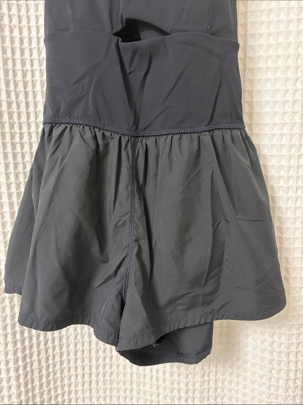 Free People FP Movement Righteous Runsie Black Athletic Romper Medium - Picture 7 of 13